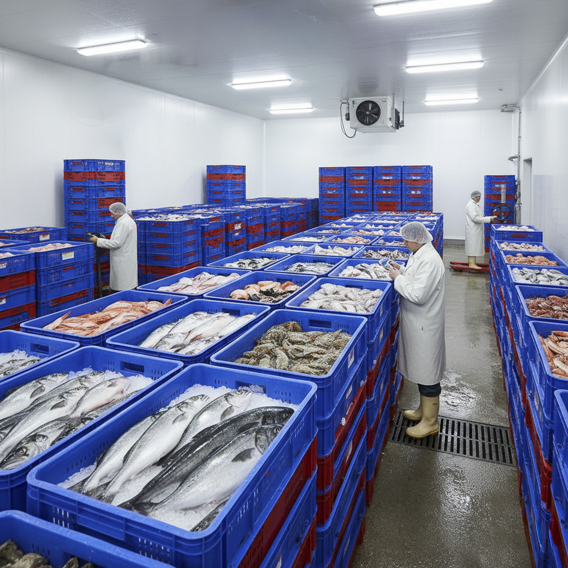 Sector Pesquero - Refrigeración para productos del mar